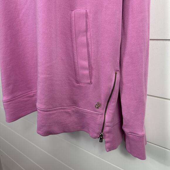 Lilly Pulitzer Luxletic Beachcomber Pullover Sweatshirt Lilac Rose sz XL - Picture 4 of 8